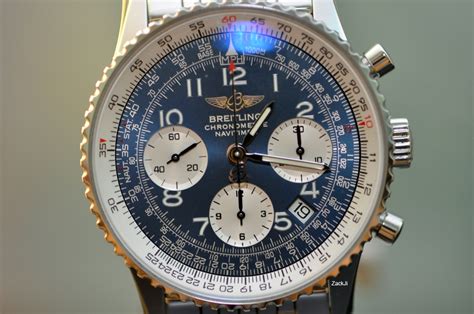 breitling tricompax photos|FSOT: Breitling Navitimer tricompax A23322 blue dial on SS.